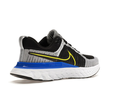 Nike React Infinity Run Flyknit 2 Black White Racer Blue Cyber
