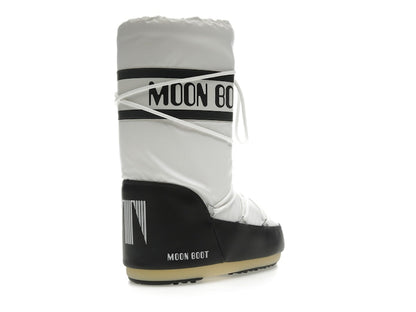 Moon Boot Icon Nylon Boot Black White