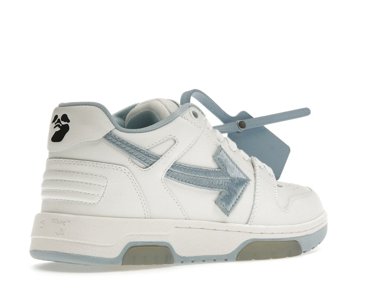 OFF-WHITE Out Of Office OOO Low Tops Embroidered Arrow White Light Blue