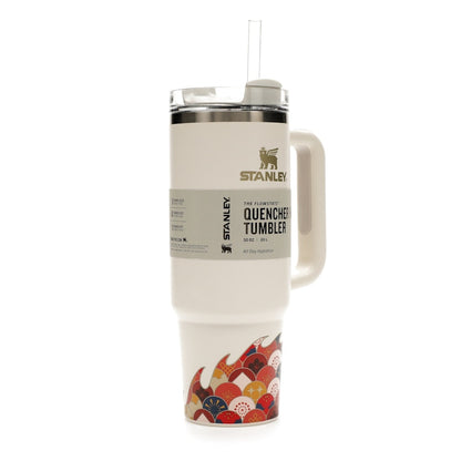 Stanley The Lunar New Year Limited Edition Flowstate Quencher 30oz Tumbler Cream Dragon