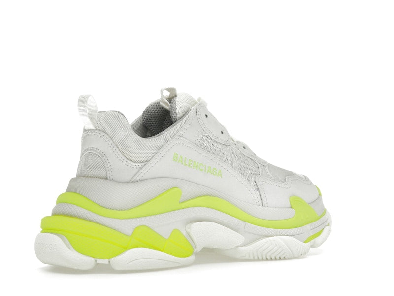 Balenciaga Triple S White Fluo Yellow (Women's)