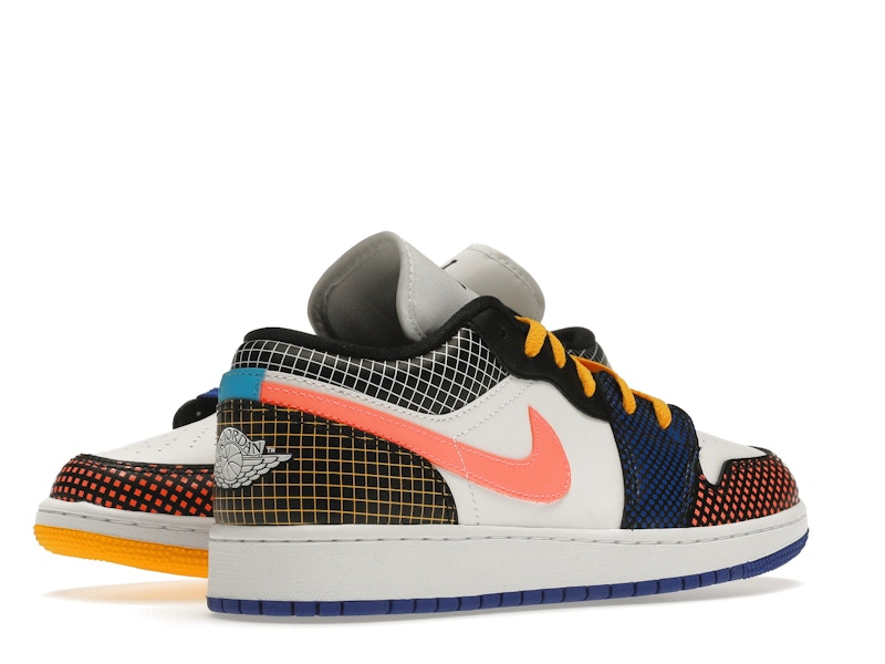 Jordan 1 Low MMD Multi-Color Grid (GS)