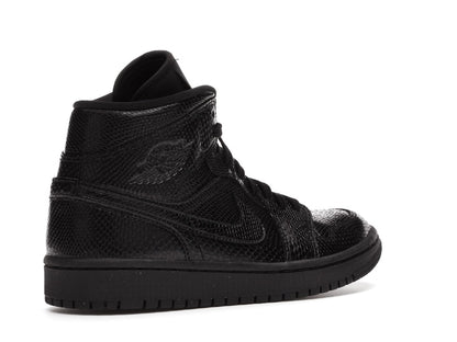 Jordan 1 Mid Black Snakeskin (Women's)