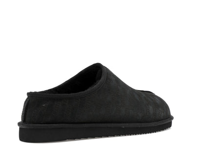 Kith Kithmas Monogram Shearling Slippers Black
