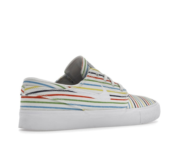 Nike SB Zoom Stefan Janoski Canvas Multi-Color Pinstripes