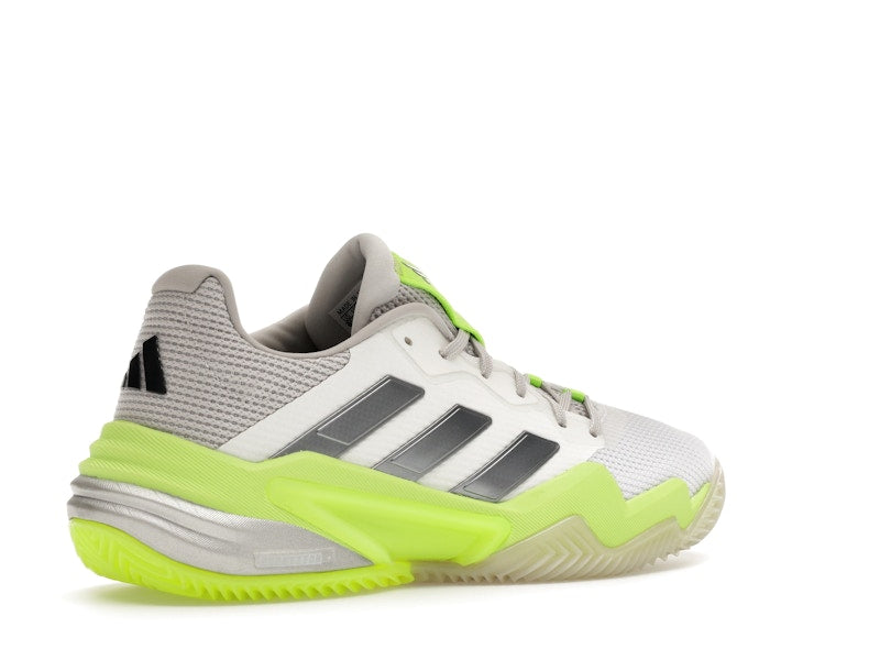 adidas Barricade 13 Clay Cloud White Iron Metallic Lucid Lemon (Women's)