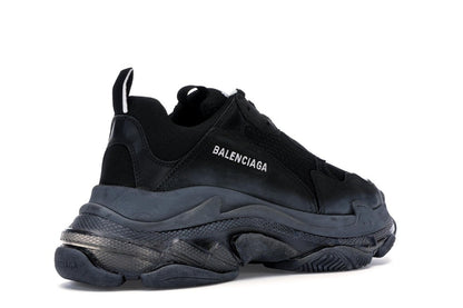 Balenciaga Triple S Clear Sole Black