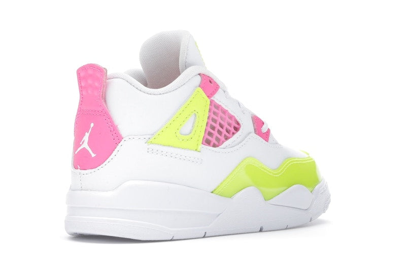Jordan 4 Retro White Lemon Pink (TD)