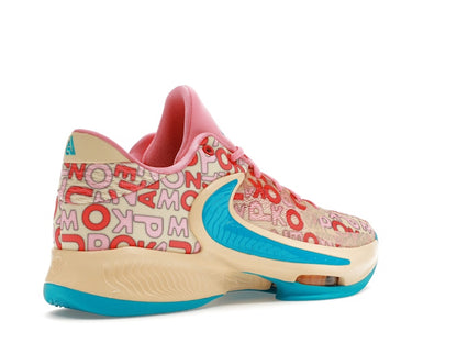 Nike Zoom Freak 4 Letter Bros Vanilla Lightning