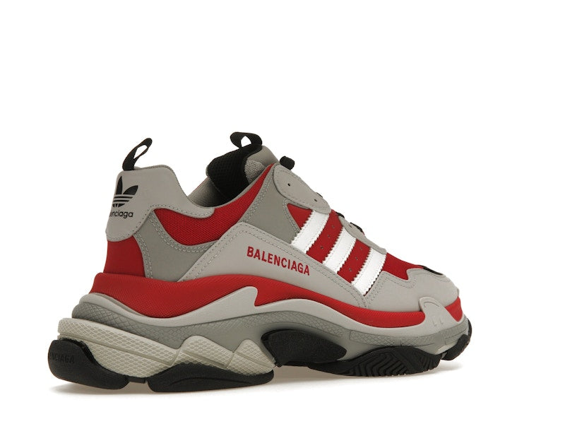 Balenciaga x adidas Triple S Red Grey Black