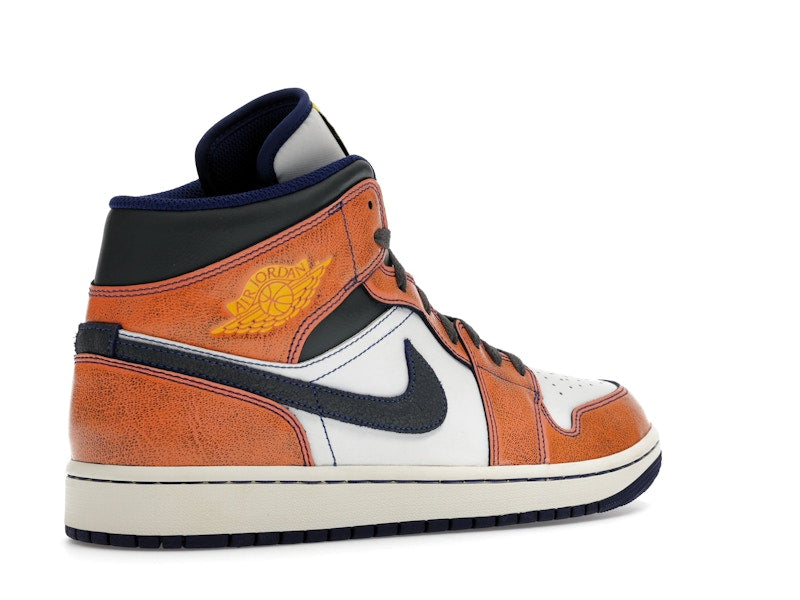 Jordan 1 Mid SE Summit White Crimson Bliss Deep Royal Blue Iron Grey