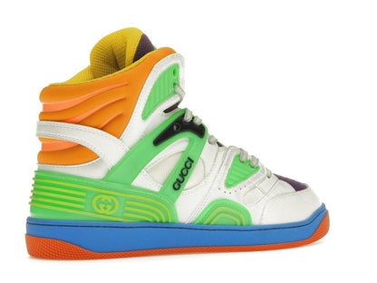 Gucci Basket White Demetra Green Purple Orange Blue