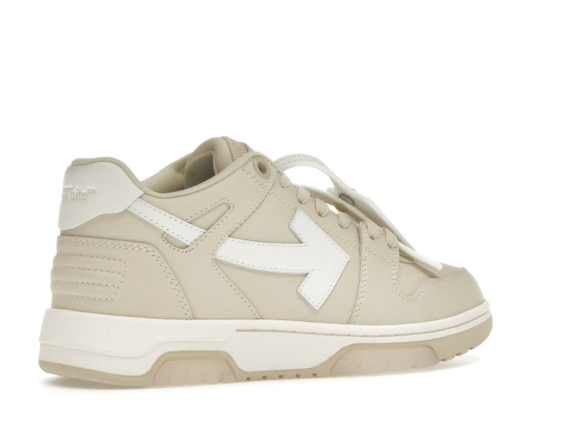 OFF-WHITE Out Of Office OOO Low Tops Angora White