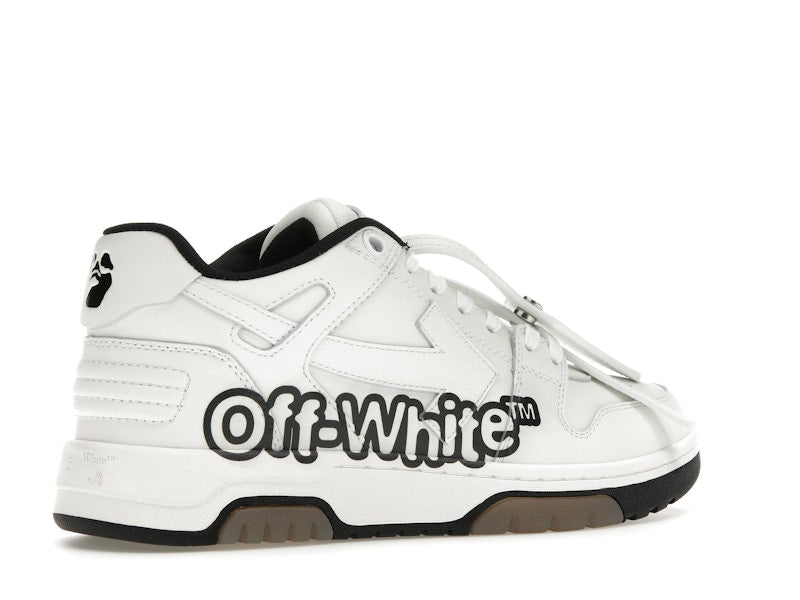 OFF-WHITE Out Of Office OOO Low Tops "Off-White" White Black