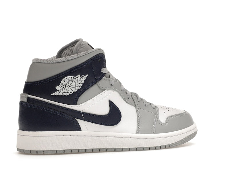 Jordan 1 Mid Wolf Grey Midnight Navy
