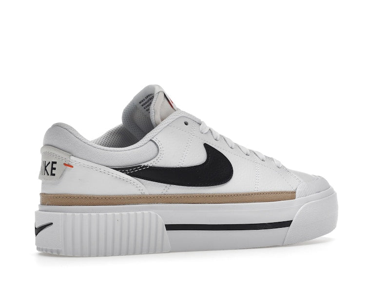 Nike Court Legacy Lift White Black (Women's)
