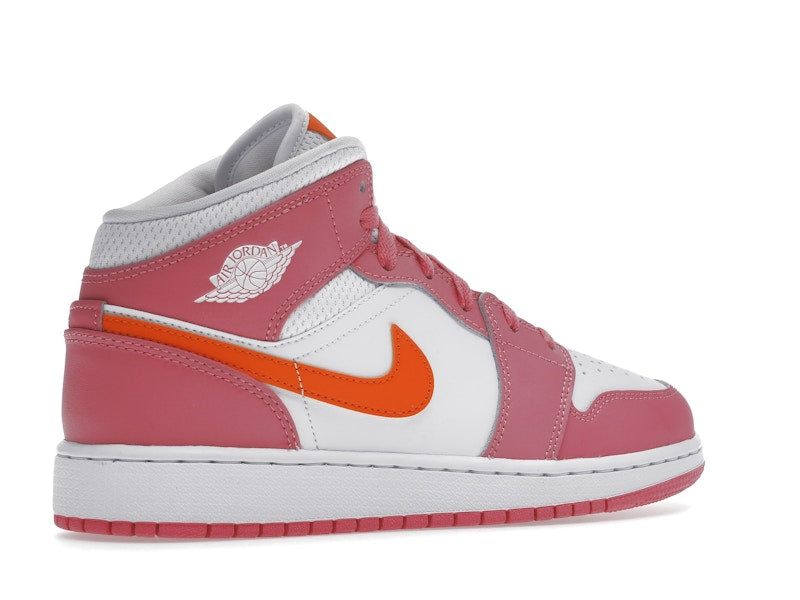Jordan 1 Mid Pinksicle Safety Orange (GS)