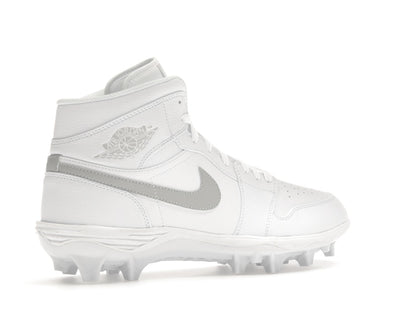 Jordan 1 Mid TD Cleat White Grey Fog