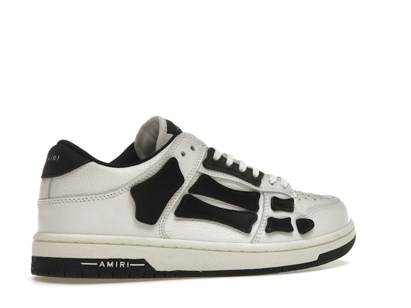 AMIRI Skel Top Low White Black White
