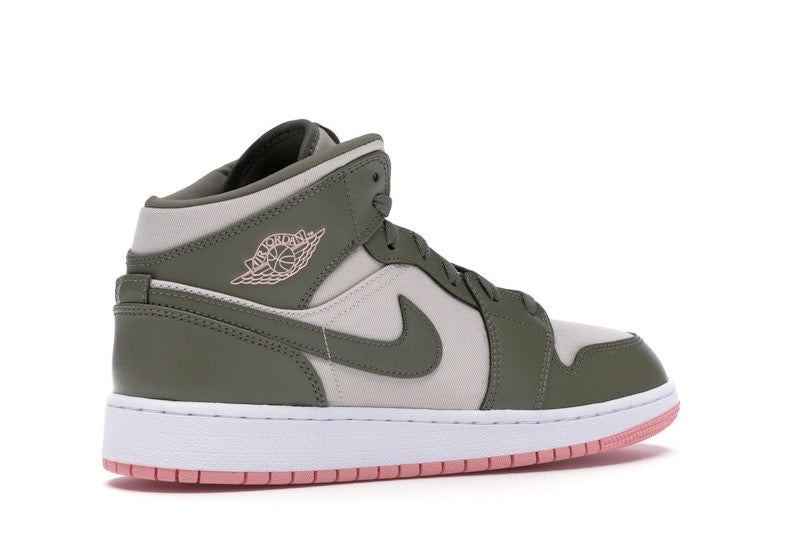 Jordan 1 Mid Trooper Bleached Coral (GS)