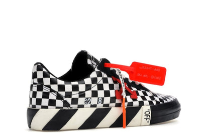 OFF-WHITE Vulc Low Checkered Black White