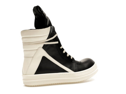 Rick Owens Luxor Geobasket Black Milk