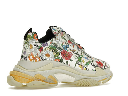 Gucci x Balenciaga The Hacker Project Triple S  Flora Print