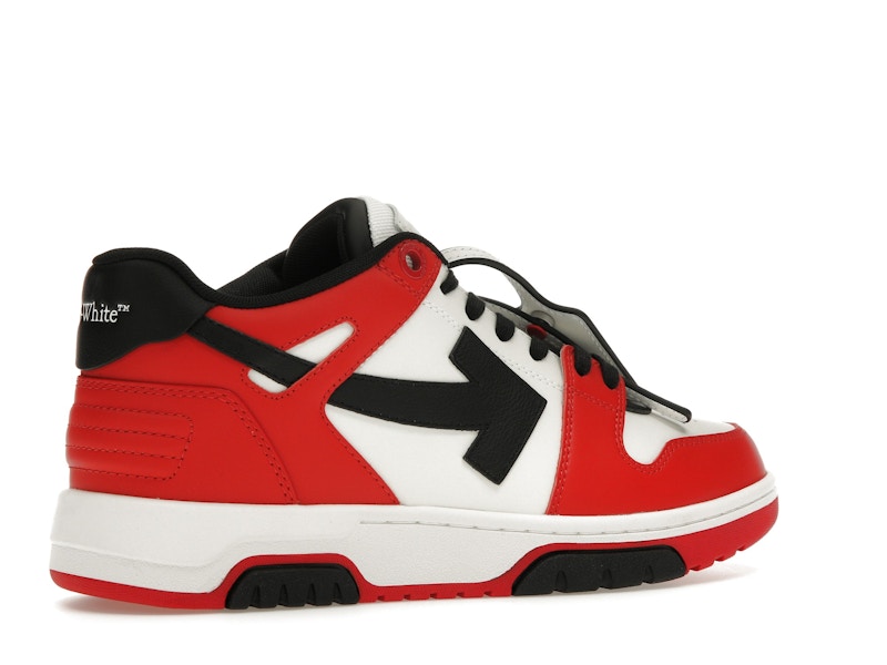 OFF-WHITE Out Of Office OOO Low Tops Red Black (2024)