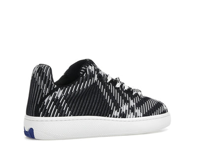 Burberry Check Knit Box Sneaker Black White (Women's)