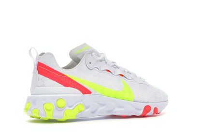 Nike React Element 55 White Crimson Volt