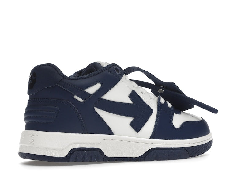 OFF-WHITE Out Of Office "OOO" Low Tops Dark Blue White