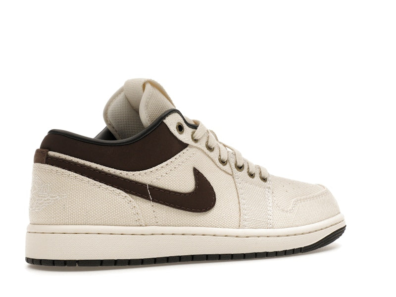 Jordan 1 Low Premium Pale Ivory Off Noir Baroque Brown