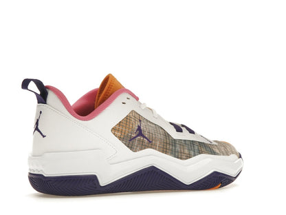 Jordan One Take 4 White Court Purple Canyon Gold