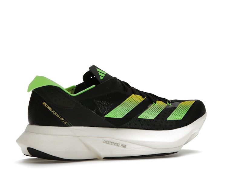 adidas Adios Pro 3 Black Beam Yellow Solar Green