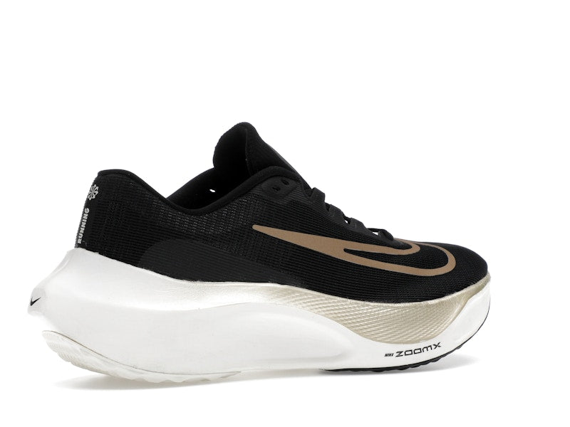 Nike Zoom Fly 5 Black Metallic Gold Grain
