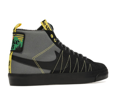 Nike SB Zoom Blazer Mid PRM Acclimate Cool Grey Yellow Strike