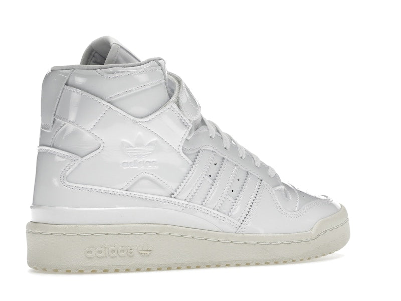adidas Forum Mid Triple White Patent Leather (Women's)