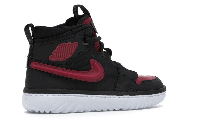 Jordan 1 High React Black Noble Red