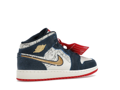 Jordan 1 Mid SE Take Flight Gold Swoosh (GS)