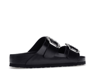 Birkenstock Arizona Manolo Blahnik Black