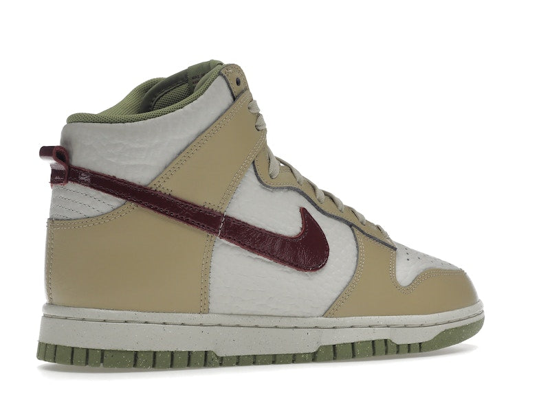 Nike Dunk High Tumbled Tan White Brown (Women's)