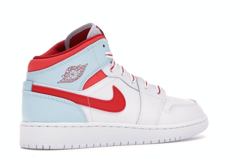 Jordan 1 Mid White Topaz Mist (GS)