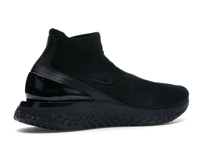 Nike Rise React Flyknit Triple Black