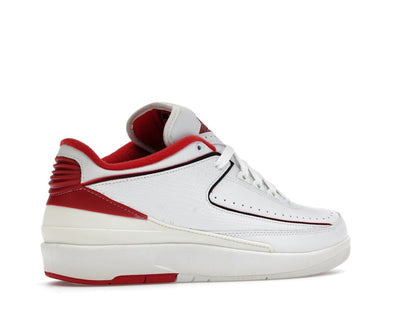 Jordan 2 Retro Low White Varsity Red