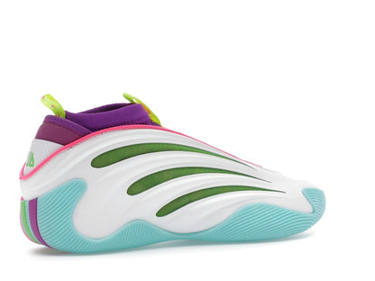 adidas Harden Vol. 9 Jalen Williams White Lucid Lime Pink