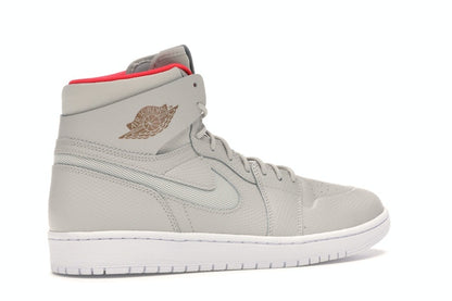 Jordan 1 Retro High Nouveau Pure Platinum Bright Crimson