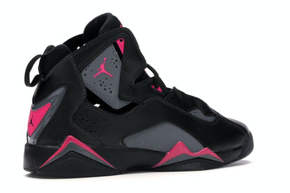 Jordan True Flight Black Dark Grey Deadly Pink (GS)