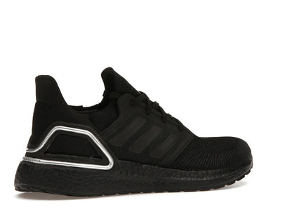 adidas Ultra Boost 20 Core Black Silver Metallic