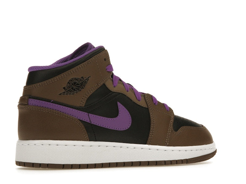 Jordan 1 Mid Purple Mocha (GS)