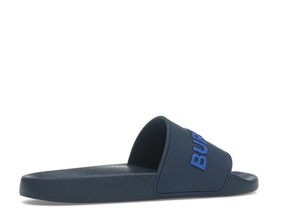 Burberry Embossed Logo Slide Blue